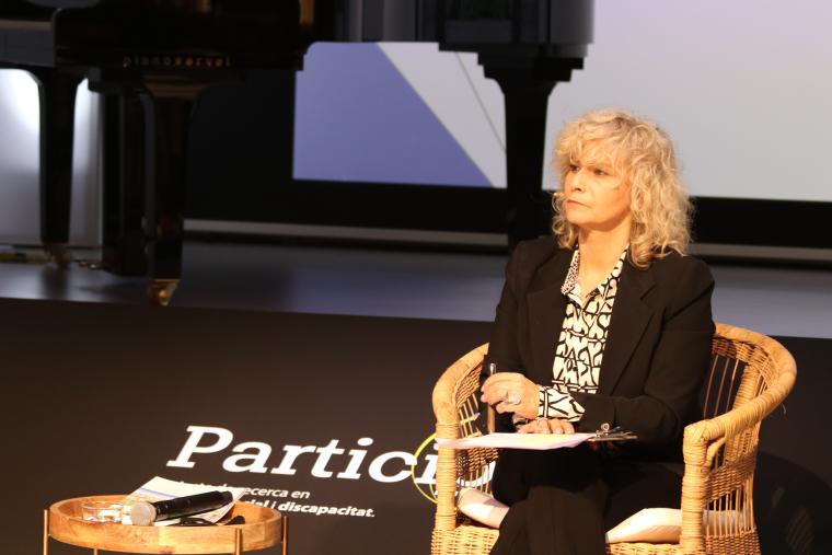 Mònica Terribas. Emotivo acto de celebración del 55 aniversario del Institut Guttmann