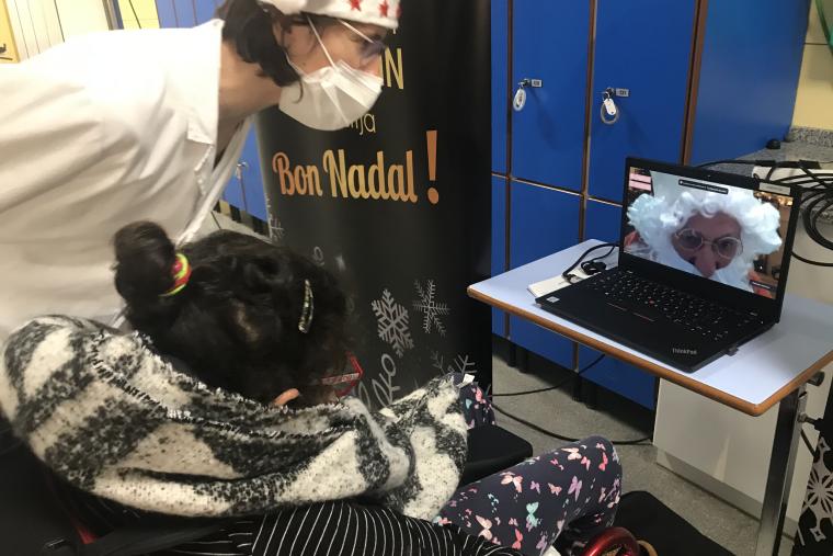 Navidad en el Institut Guttmann