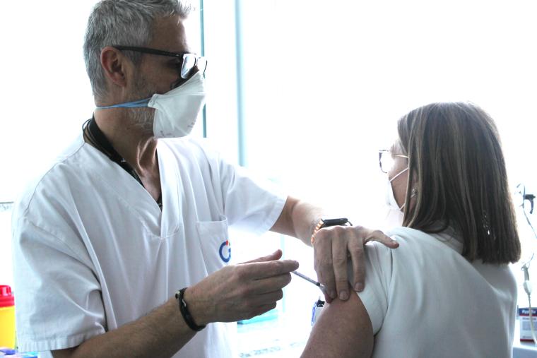 Iniciem la campanya de vacunació contra la Covid-19 a l’Institut Guttmann