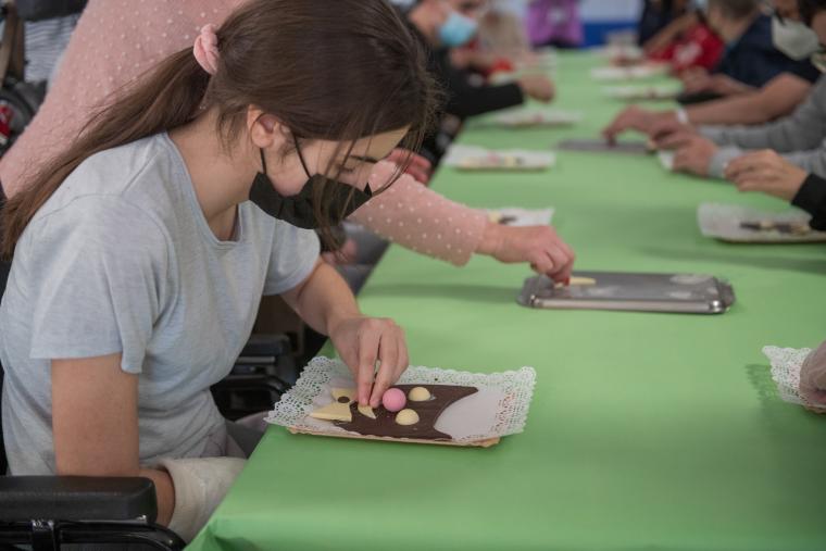 Taller de xocolata amb el “Xocolater de Taradell”