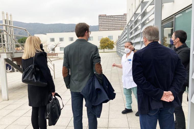 Inspectors d'AXA visiten l'hospital