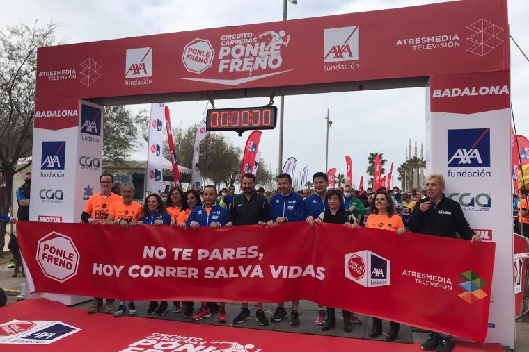 Cursa solidària Ponle Freno per a la prevenció d'accidents entre els joves
