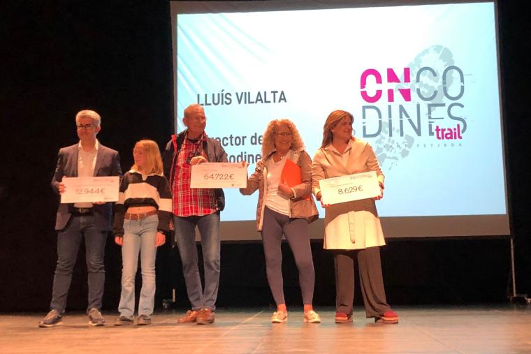 El Institut Guttmann recoge una aportación solidaria para el proyecto de investigación en salud cerebral, BBHI