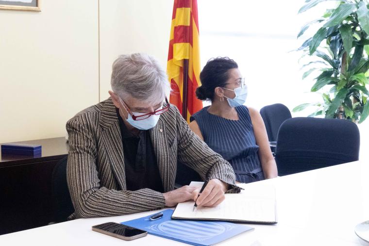 Visita del Consejero de Salud, Honorable Sr. Josep Maria Argimon