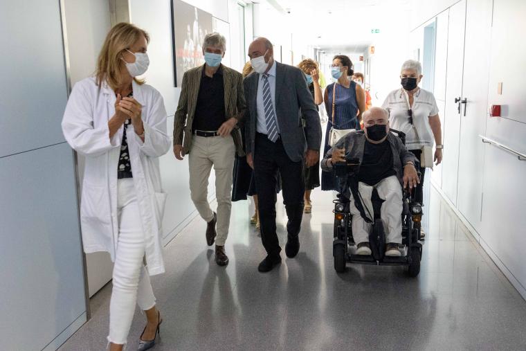 Visita del Consejero de Salud, Honorable Sr. Josep Maria Argimon