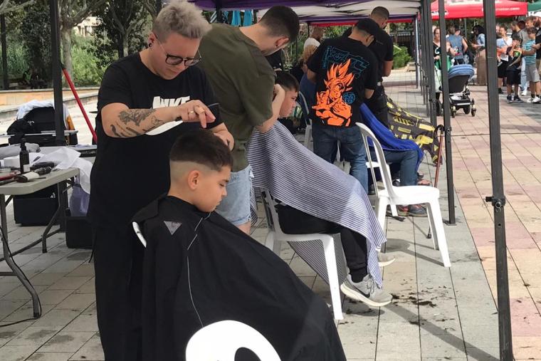 Solidarity Barber Day for the benefit of the Institut Guttmann