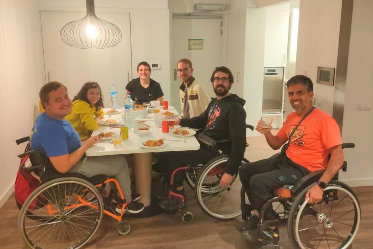 conviviendo en los aprtamentos adaptados de guttmann barcelona