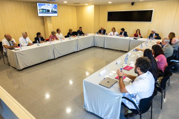 The president of the Generalitat Pere Aragonés visits the Institut Guttmann