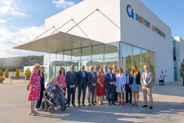 The president of the Generalitat Pere Aragonés visits the Institut Guttmann