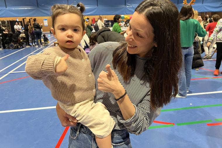Celebramos las fiestas con los pacientes de Rehabilitación Infantil