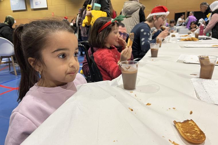 Celebramos las fiestas con los pacientes de Rehabilitación Infantil