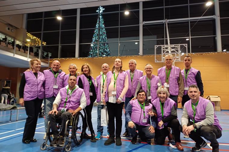 Celebramos las fiestas con los pacientes de Rehabilitación Infantil