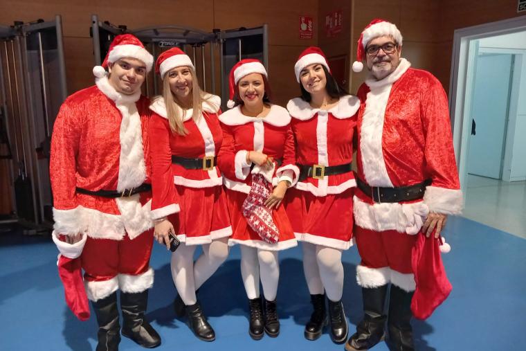 Celebramos las fiestas con los pacientes de Rehabilitación Infantil