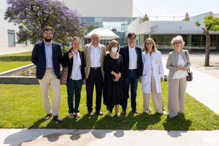 Salvador Illa, Primer Secretari del PSC, visita l'Hospital de Neurorehabilitació Institut Guttmann