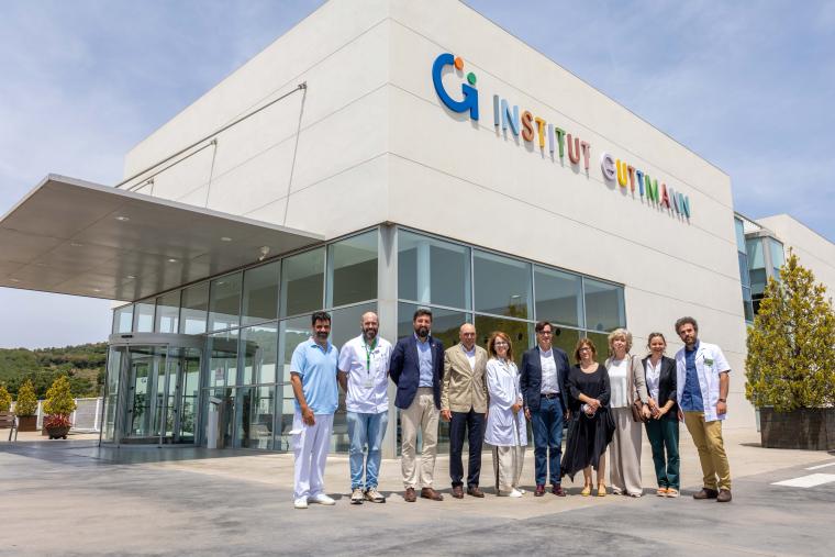 Salvador Illa, Primer Secretari del PSC, visita l'Hospital de Neurorehabilitació Institut Guttmann