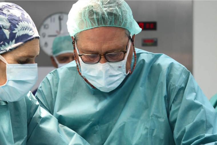 First operation in Europe to reconstruct the brachial nerve so that patients with high tetraplegia can breathe again.