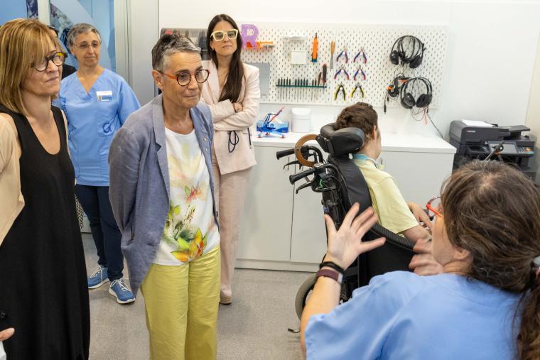 La consellera de Salut, Olga Pané, visita l’Institut Guttmann