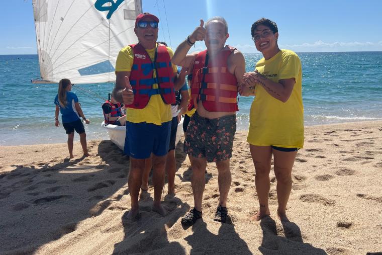 “The Gym on the Beach”, rehabilitation and inclusion on the beach of Badalona