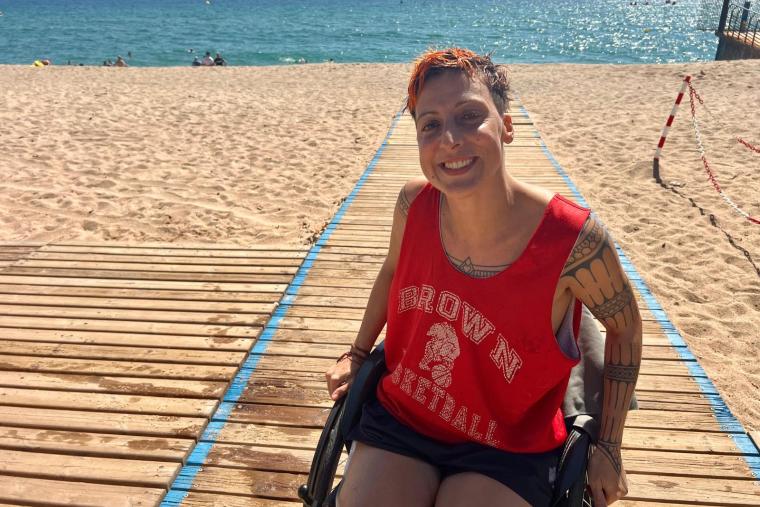 “The Gym on the Beach”, rehabilitation and inclusion on the beach of Badalona