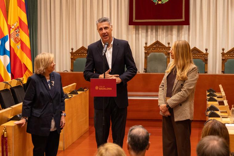 Recepción institucional en el Ayuntamiento de Badalona por el 60 aniversario del Institut Guttmann