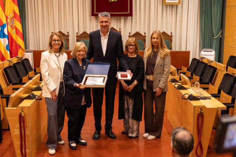 Recepción institucional en el Ayuntamiento de Badalona por el 60 aniversario del Institut Guttmann
