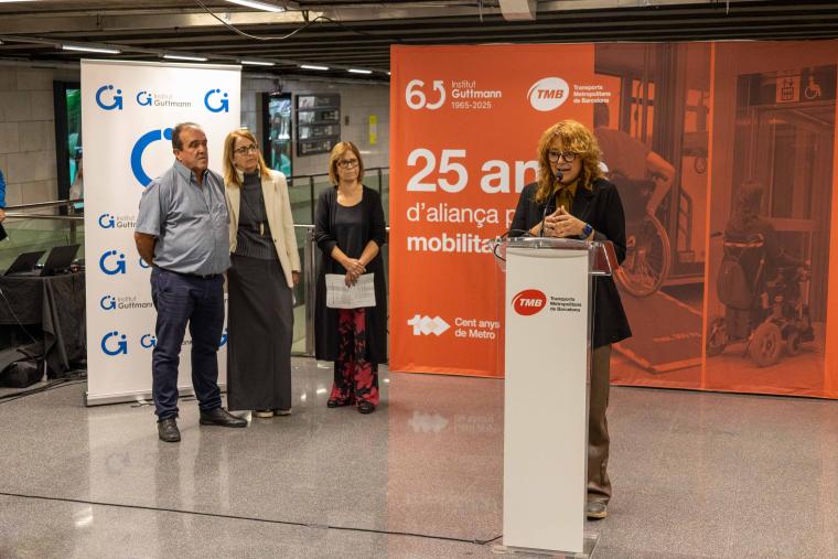 25 años de colaboración entre TMB y la Fundació Institut Guttmann