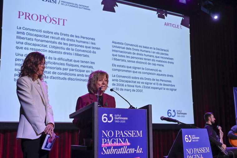 35 personalitats reivindiquen a El Born els drets de les persones amb discapacitat