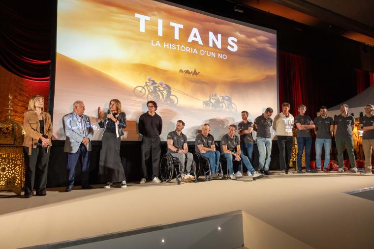 Una nit per recordar: Guttmann emociona amb l’estrena del documental “Titans, la historia d’un no” davant de 500 persones.