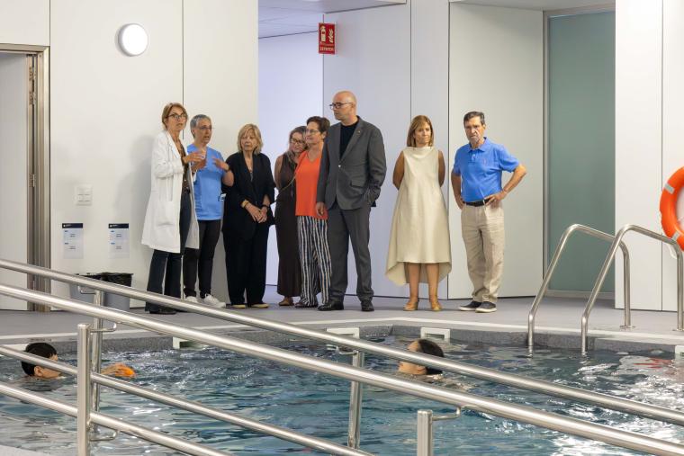 El conseller Raúl Moreno visita Guttmann Hospital de Neurorehabilitació