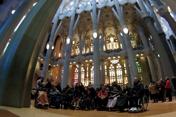 Sports&Life Guttmann Club organiza una visita a la Sagrada Família de Barcelona