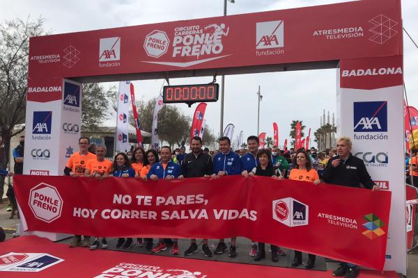 Carrera solidaria Ponle Freno para la prevención de accidentes entre los jóvenes