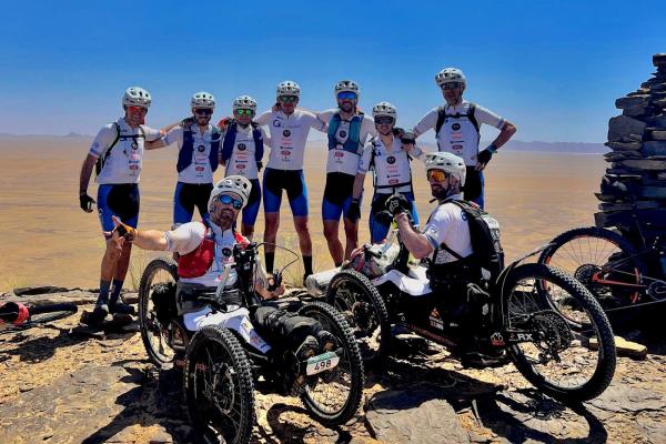 The Institut Guttmann team makes history and completes the Titan Desert.