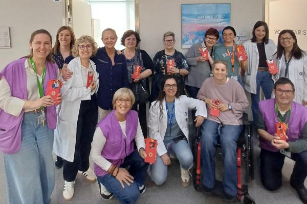 Guttmann celebrates Sant Jordi with in-person activities designed for patients, families, and professionals