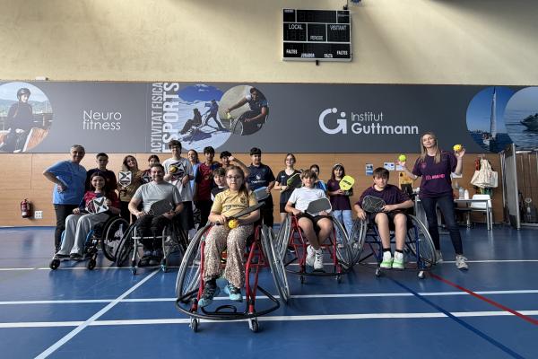 Guttmann i la Fundació Barça impulsen un projecte de pickleball per promoure l’esport inclusiu en els centres educatius