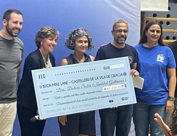 El Institut Guttmann gana la tercera beca Mike Lane de los Castellers de la Villa de Gracia para proyectos de investigación en lesión medular