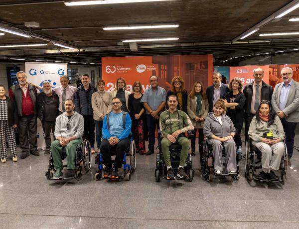 25 años de colaboración entre TMB y la Fundació Institut Guttmann