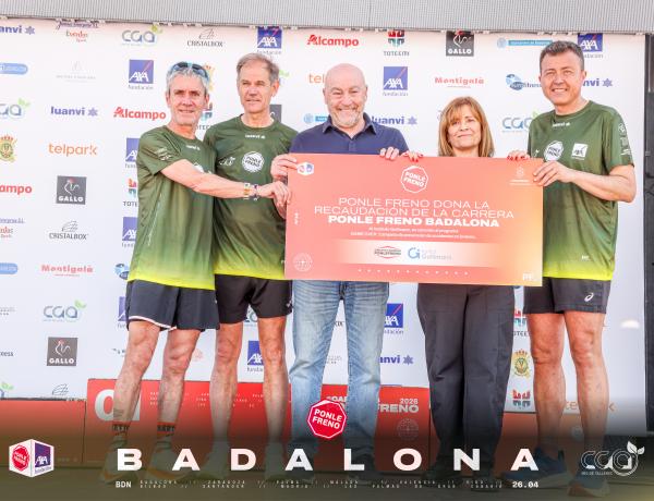 Cerca de 3.000 personas participen en la carrera solidaria Ponle Freno de Badalona en apoyo a las víctimas de accidentes de tráfico