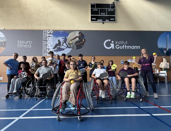 Guttmann i la Fundació Barça impulsen un projecte de pickleball per promoure l’esport inclusiu en els centres educatius