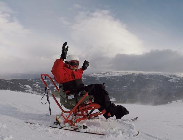 Skiing in La Molina