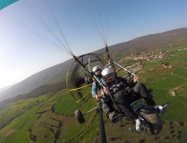 Paramotor flight