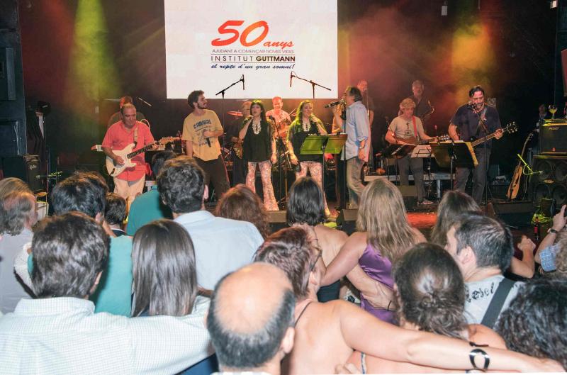 fotografía del concert dedicat a l'Institut Guttmann