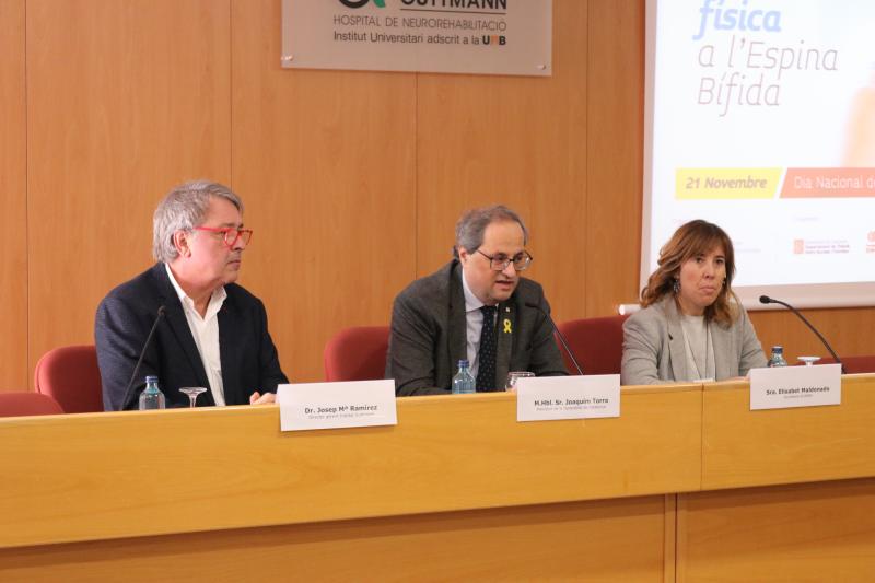 img_4047.jpg Se celebra la jornada "Actividad Física en la Espina Bífida" en el Institut Guttmann, con la presencia del presidente de la Generalitat, Quim Torra.