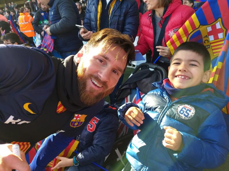 El Institut Guttmann en el entrenamiento de puertas abiertas del FC Barcelona