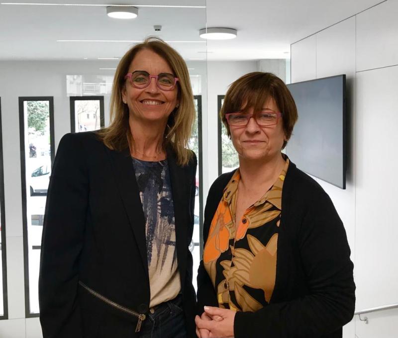 Dr. Montse Bernabeu and Mrs. Montse Caldés