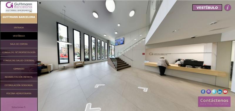 ​Now you can see the facilities of Guttmann Barcelona and Guttmann Barcelona Life with virtual tours