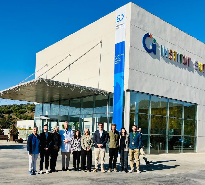 The Secretary of State for Business, Economic Diversification and Innovation of the Government of Andorra visits the Institut Guttmann